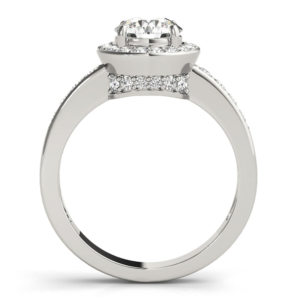 Halo Diamond Engagement Ring