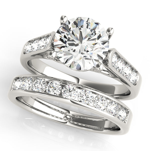 Trellis Diamond Engagement Ring