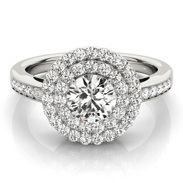 Halo Diamond Engagement Ring