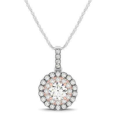 Halo Diamond Pendant