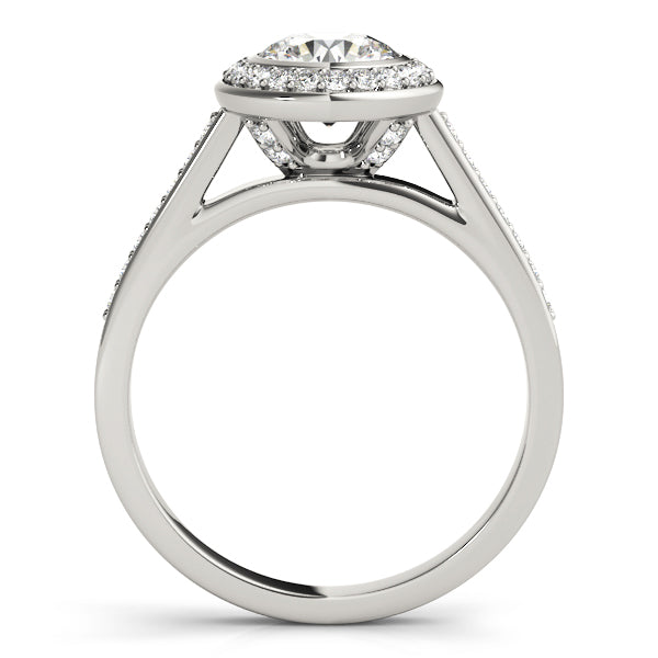 Halo Diamond Engagement Ring