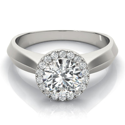 Halo Diamond Engagement Ring