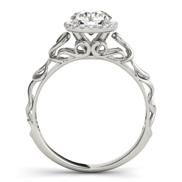 Halo Diamond Engagement Ring