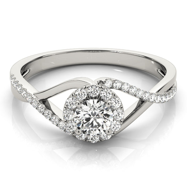 Halo Diamond Engagement Ring