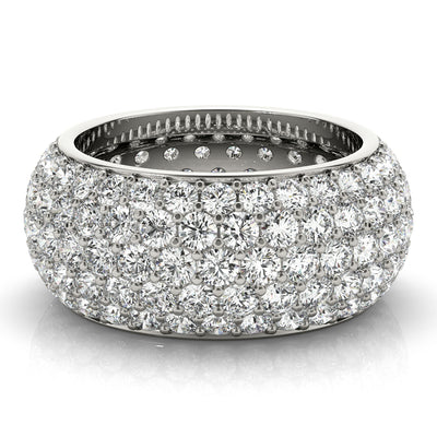 Pave Diamond Wedding Ring