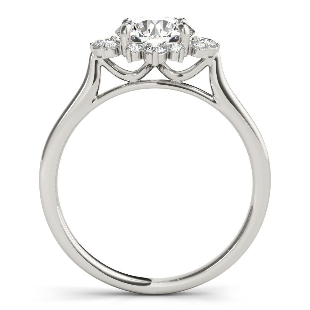 Halo Diamond Engagement Ring