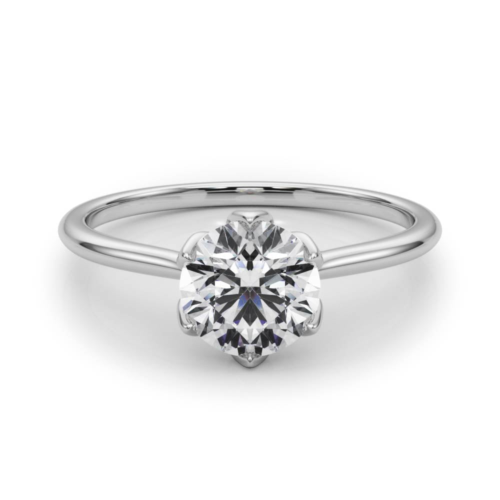 Solitaire Diamond Engagement Ring