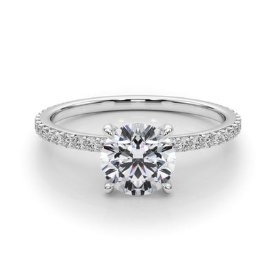 Halo Diamond Engagement Ring