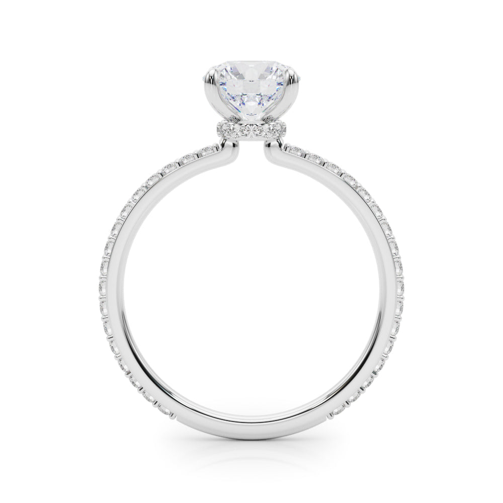 Halo Diamond Engagement Ring