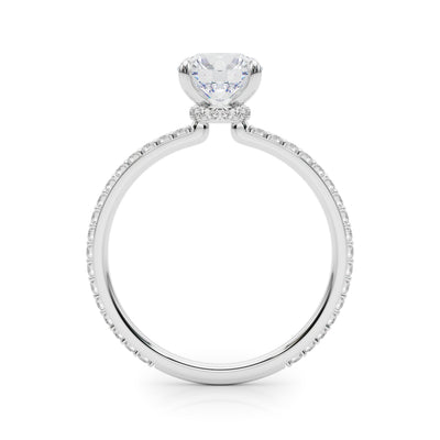 Halo Diamond Engagement Ring