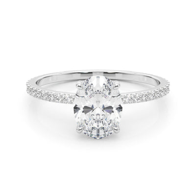 Halo Diamond Engagement Ring