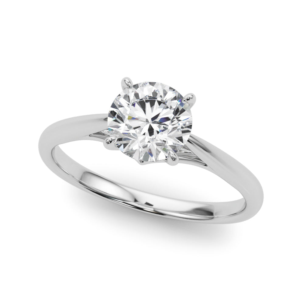 Solitaire Diamond Engagement Ring