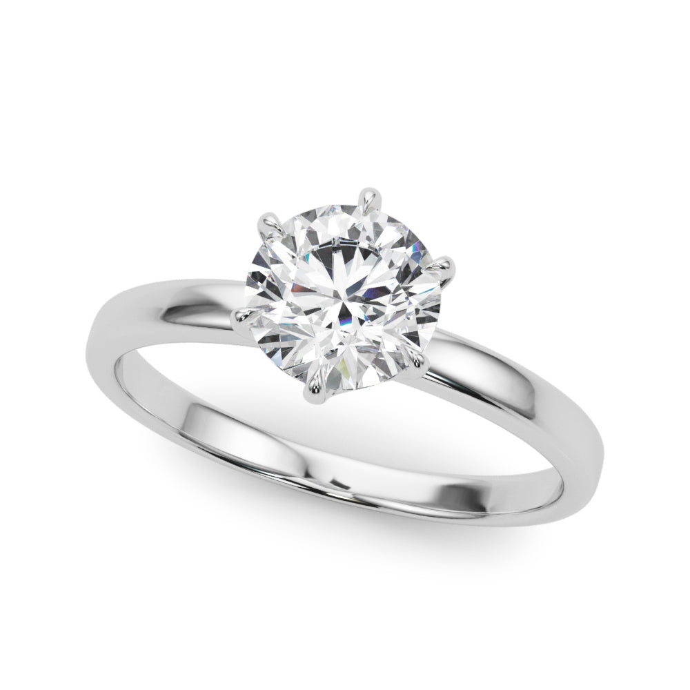 Solitaire Diamond Engagement Ring