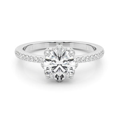 Halo Diamond Engagement Ring