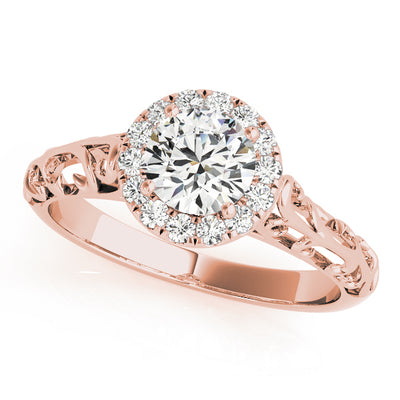 Halo Diamond Engagement Ring