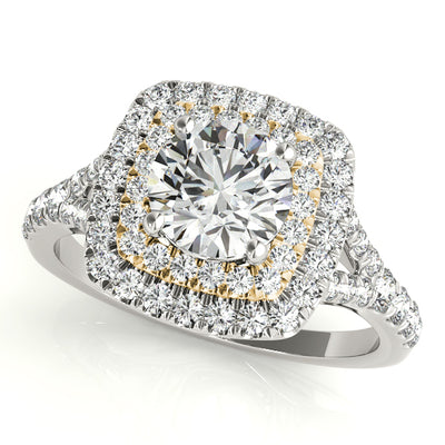 Halo Diamond Engagement Ring