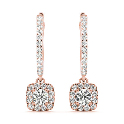 Halo Diamond Earring