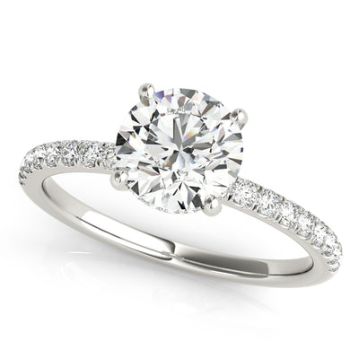 Halo Diamond Engagement Ring