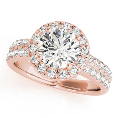 Halo Diamond Engagement Ring