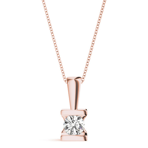 Solitaire Diamond Pendant