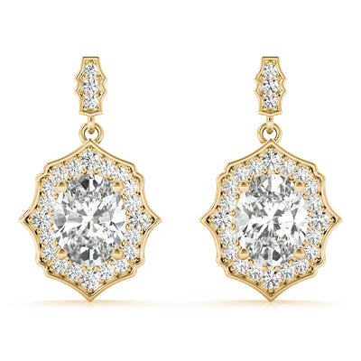 Halo Diamond Earring