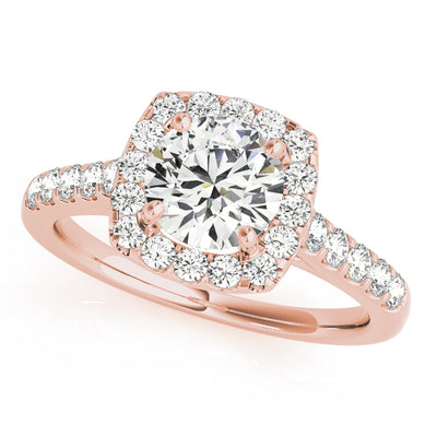 Halo Diamond Engagement Ring