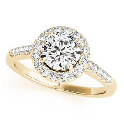 Halo Diamond Engagement Ring