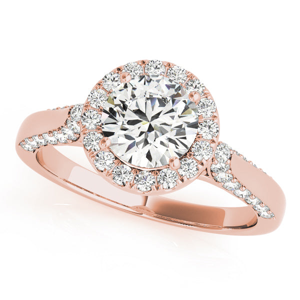 Halo Diamond Engagement Ring