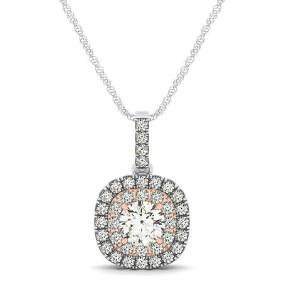 Halo Diamond Pendant