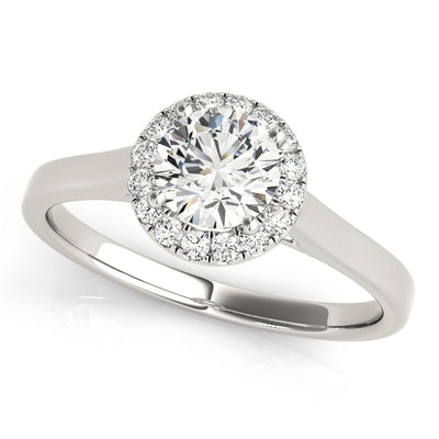 Halo Diamond Engagement Ring