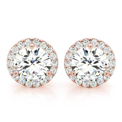 Halo Diamond Earring