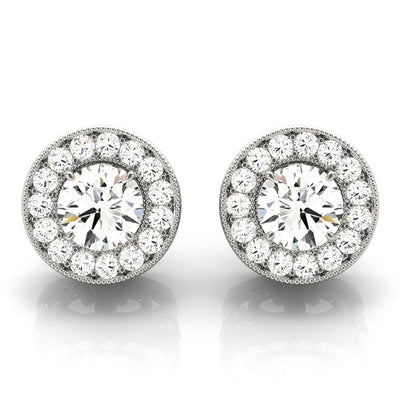 Halo Diamond Earring