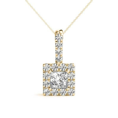 Halo Diamond Pendant