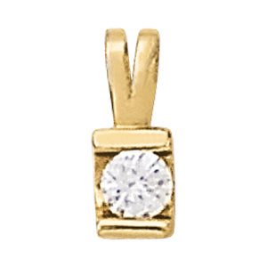 Solitaire Diamond Pendant