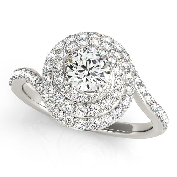 Halo Diamond Engagement Ring