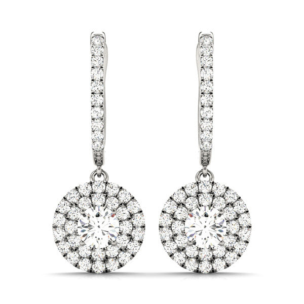 Halo Diamond Earring