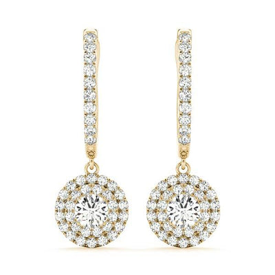 Halo Diamond Earring