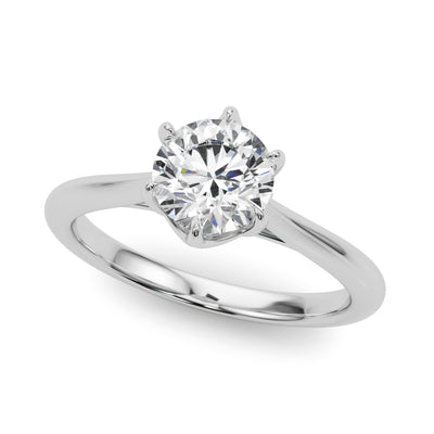 Solitaire Diamond Engagement Ring